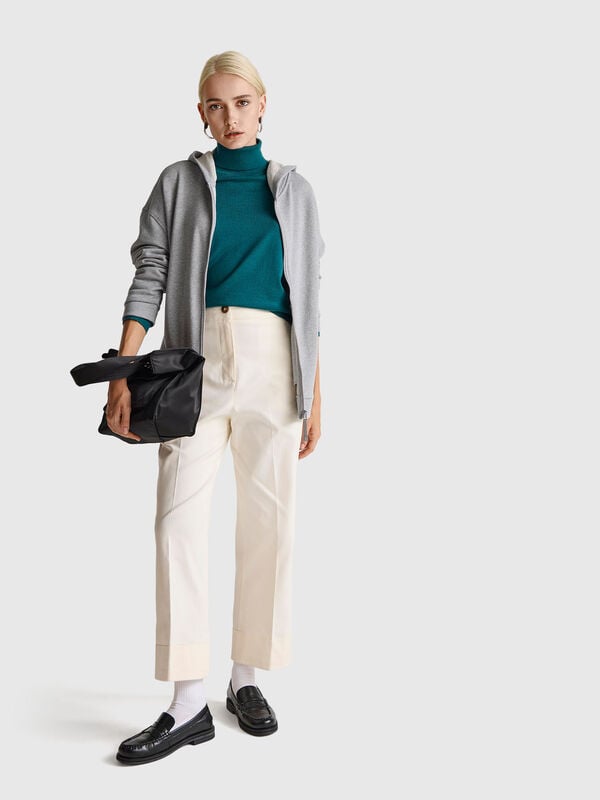 Turtleneck in pure Merino wool Women