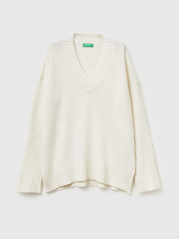 V NECK SWEATER L/S Women
