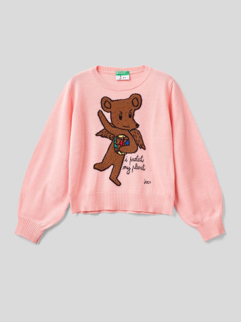 JCCxUCB teddy bear sweater