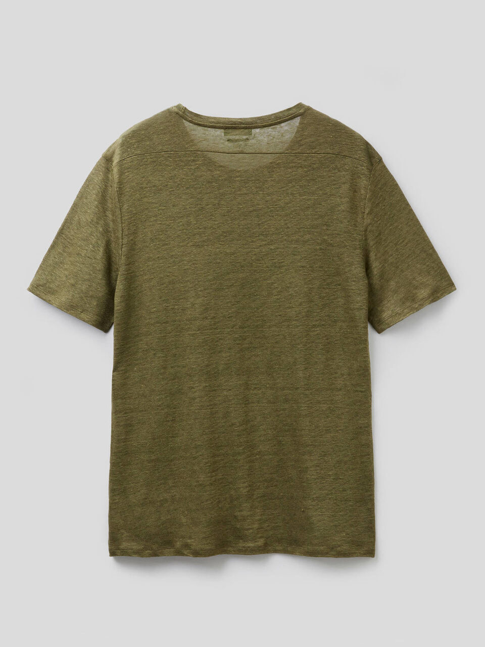 T-shirt in pure linen image number 2