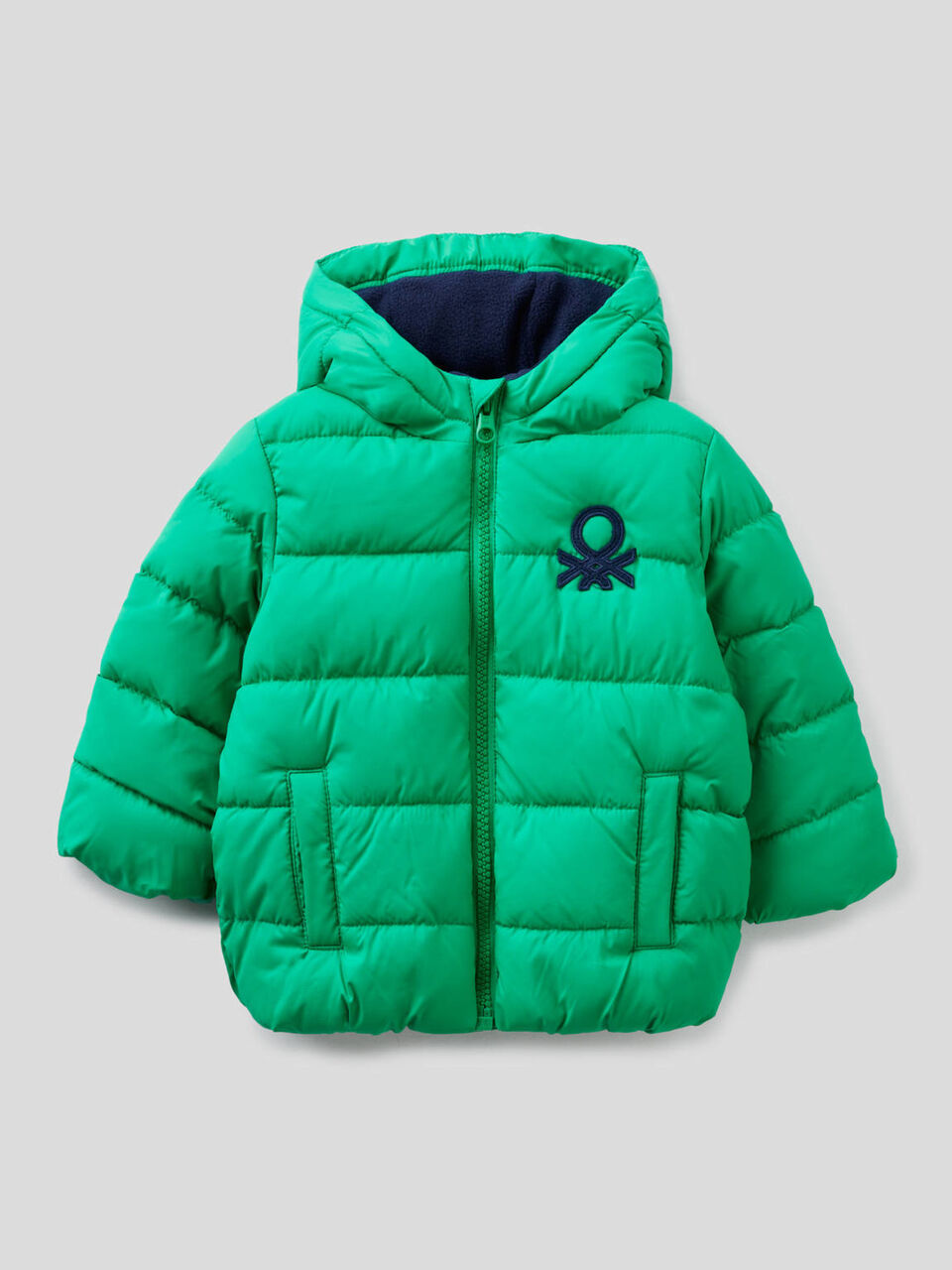 Yarn dyed jacket with hood image number 1