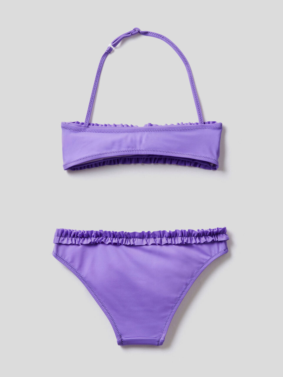 Bikini in ECONYL® with rouches image number 2