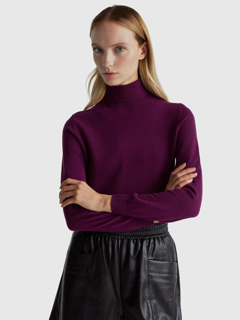 TURTLE NECK SWEATER Women image number null