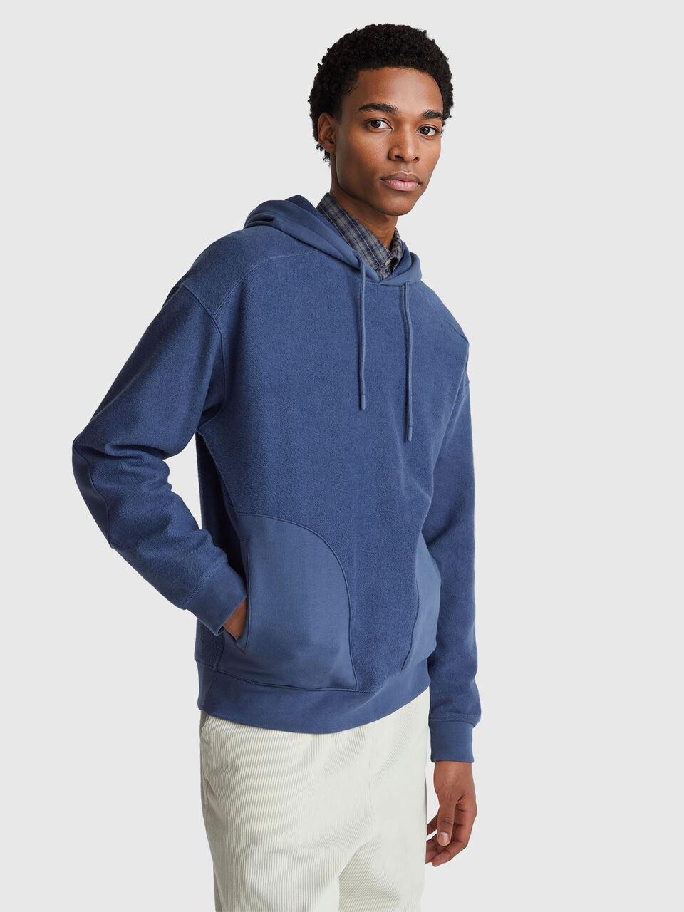 SWEATER W/HOOD Men image number null
