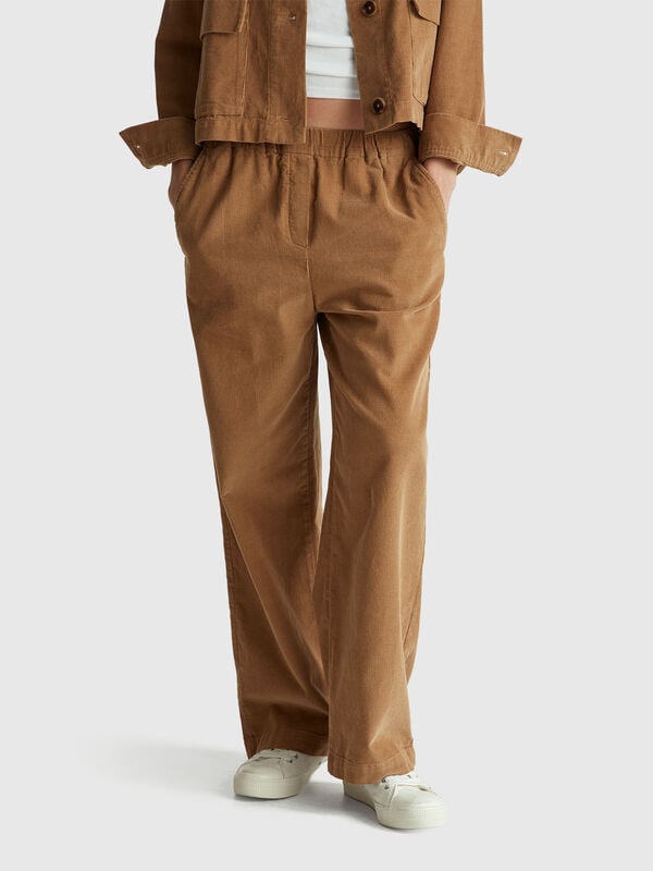 Wide velvet trousers Wide velvet trousers Women