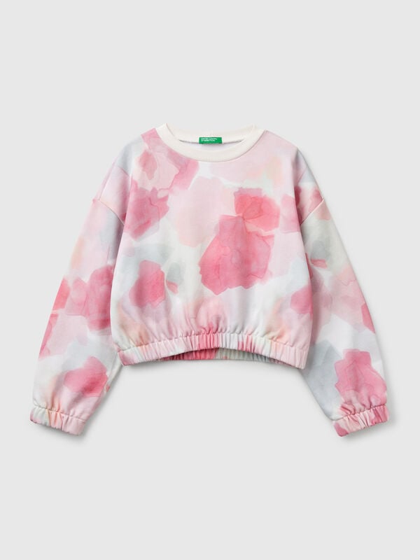 Sweatshirt with pattern print Junior Girl