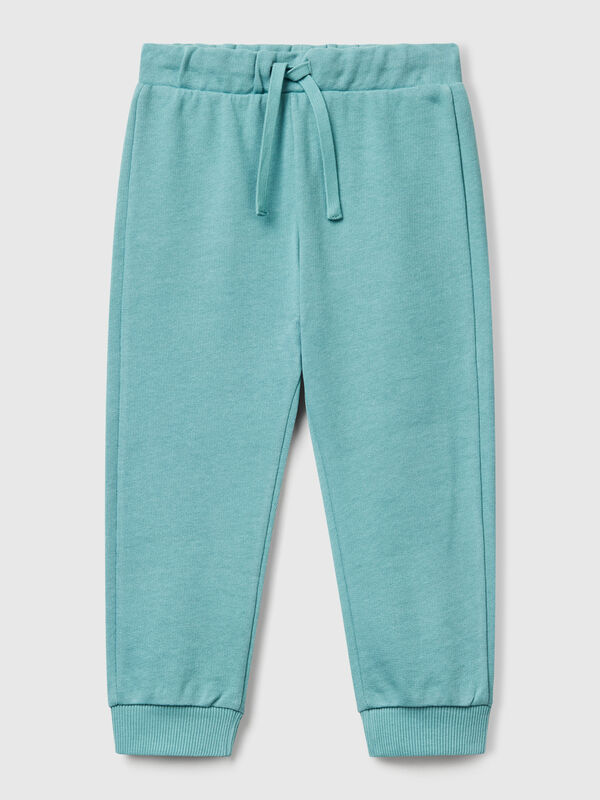 Cotton trousers with logo Junior Boy