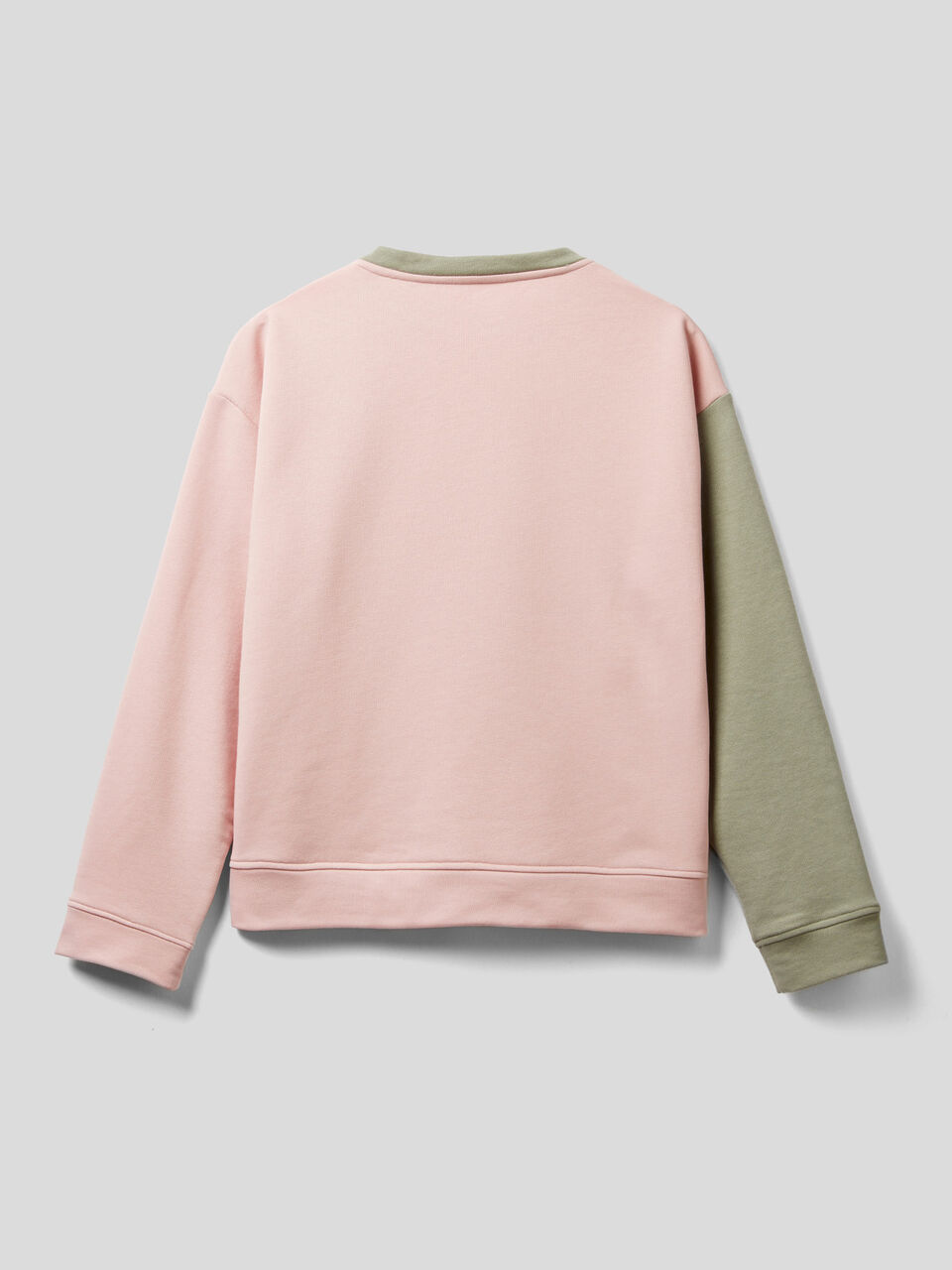 Crew neck sweatshirt in cotton blend image number 2