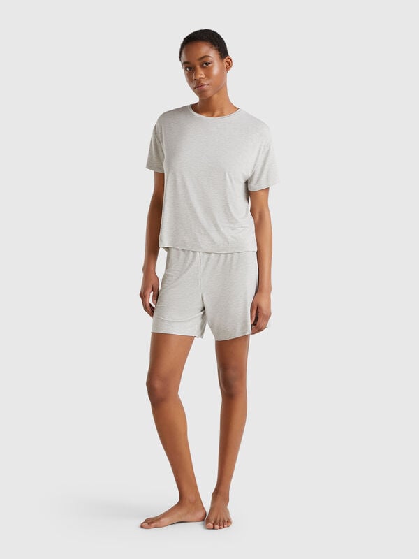 Shorts in stretch Modal Women