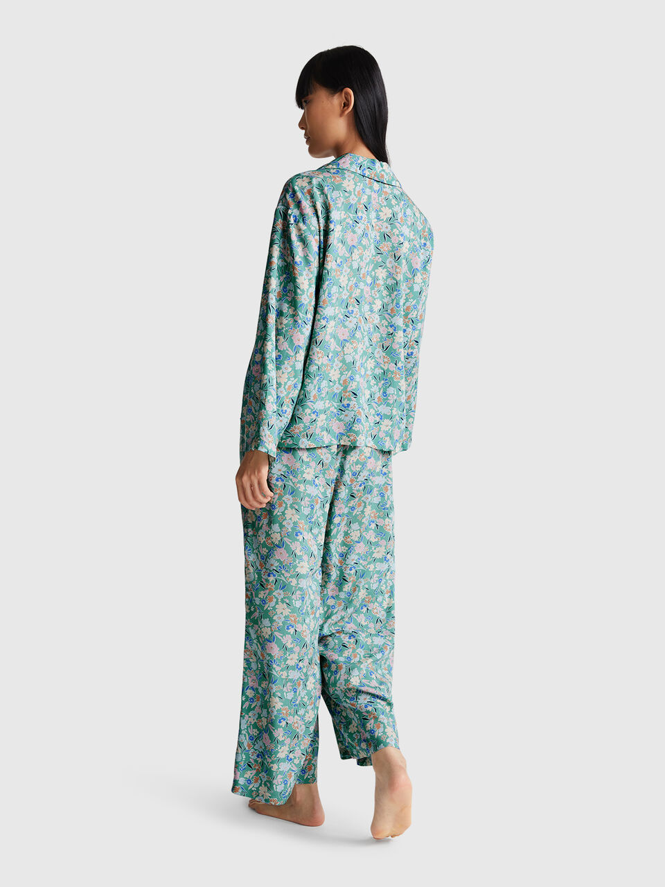 PYJAMA(JACKET+TROUSE Women image number null
