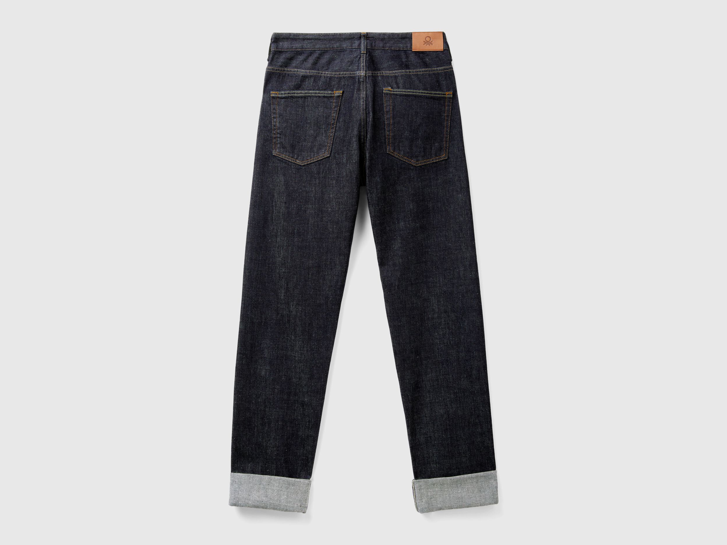 Selvedge denim jeans - Black | Benetton