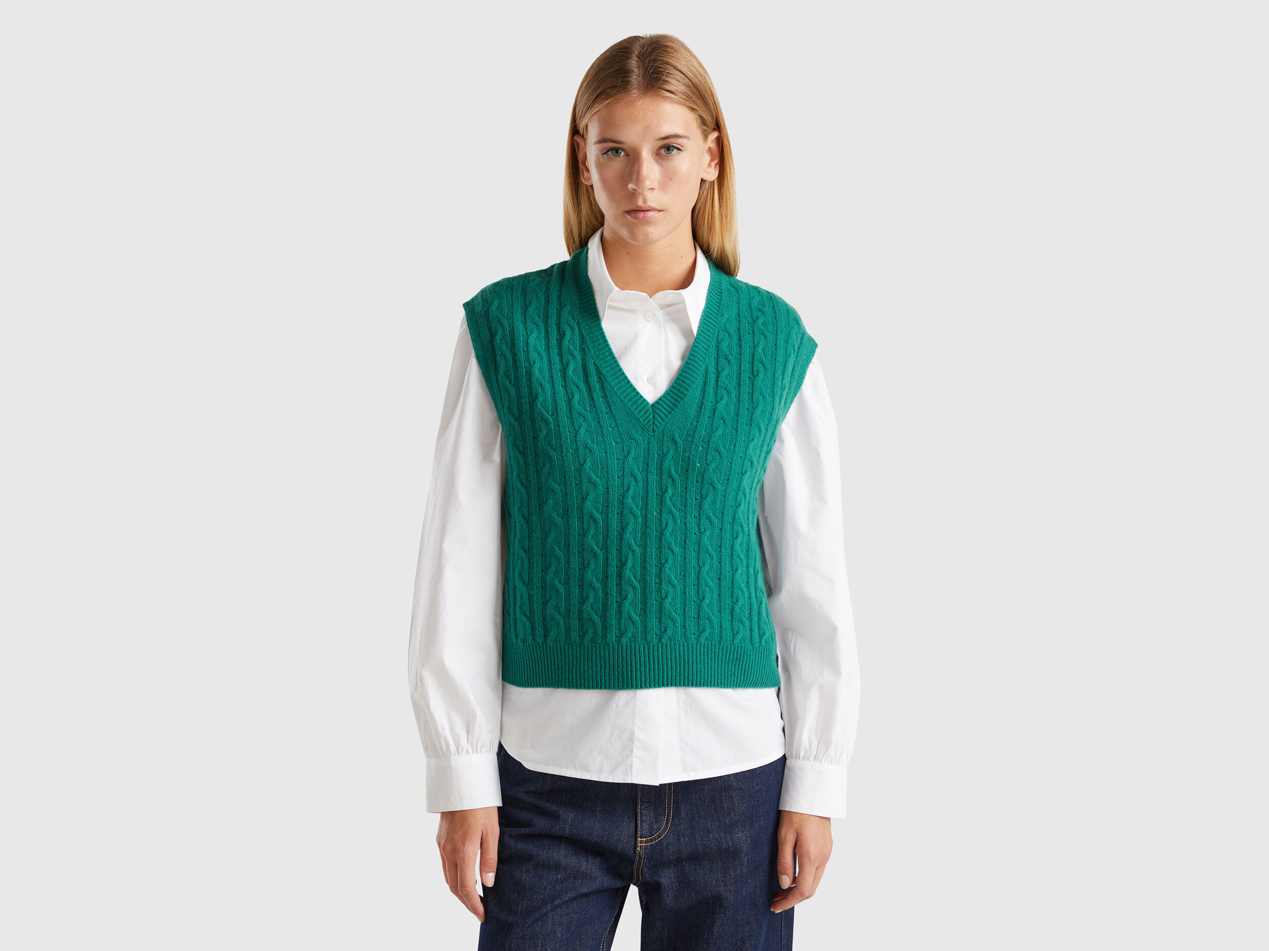 Womens sweater vest top