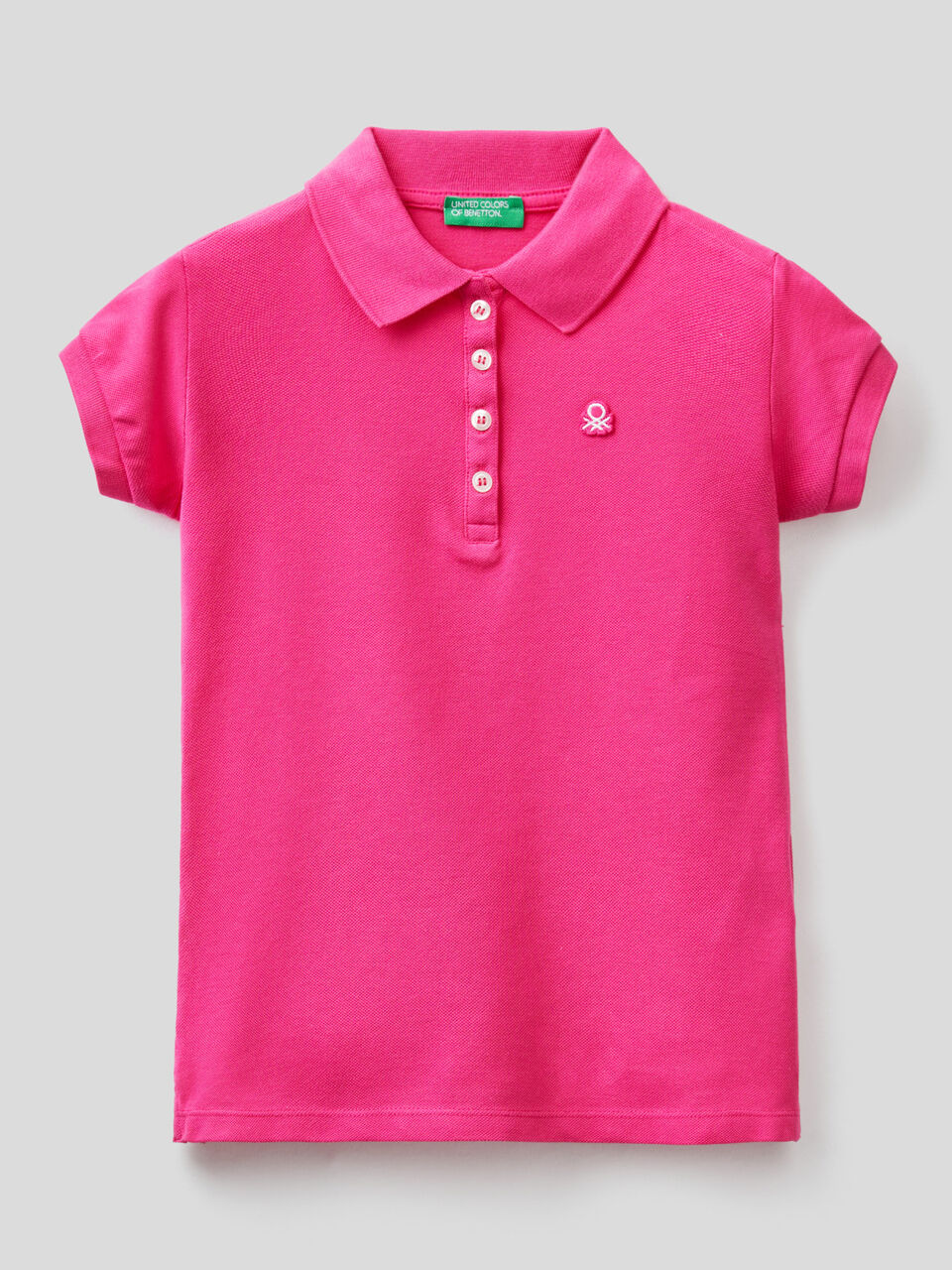 Stretch cotton polo image number 1