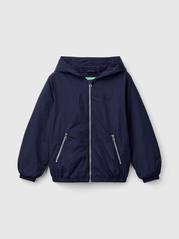 Nylon jacket with hood Junior Boy