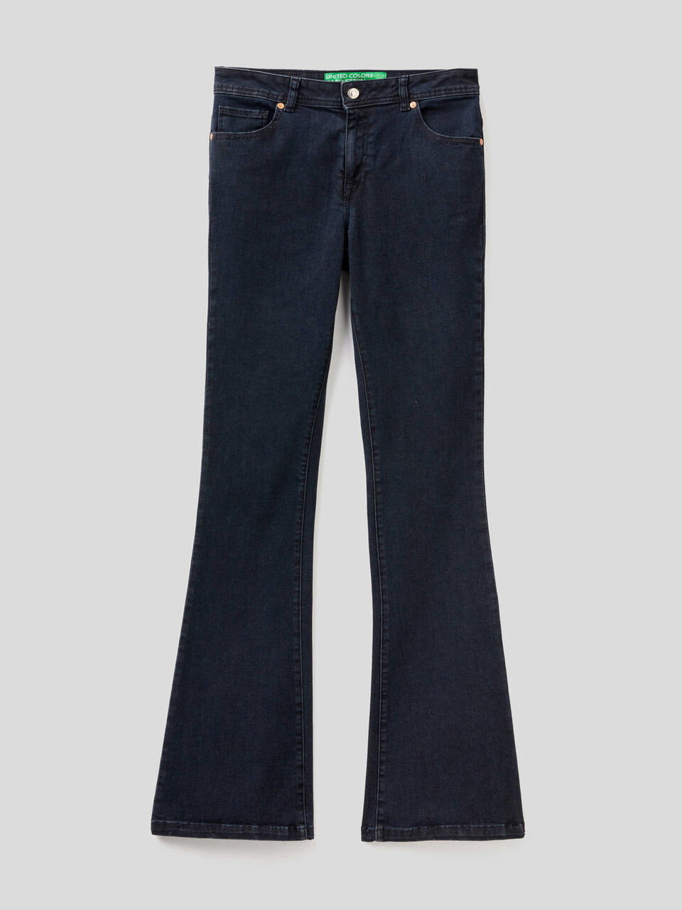 Stretch flared jeans image number 1