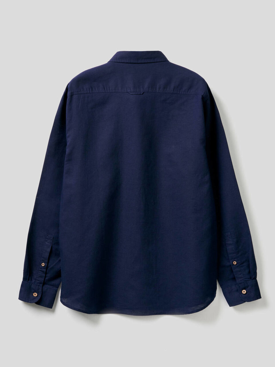 Regular fit shirt in linen blend cotton image number 2