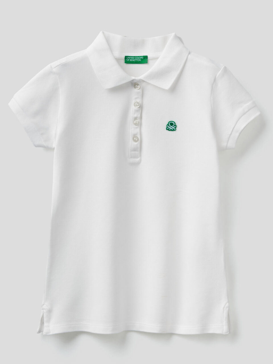 Stretch cotton polo image number 1