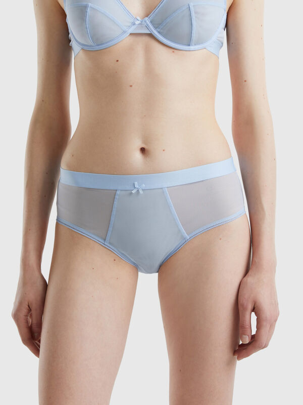 High-waisted mesh underwear Women