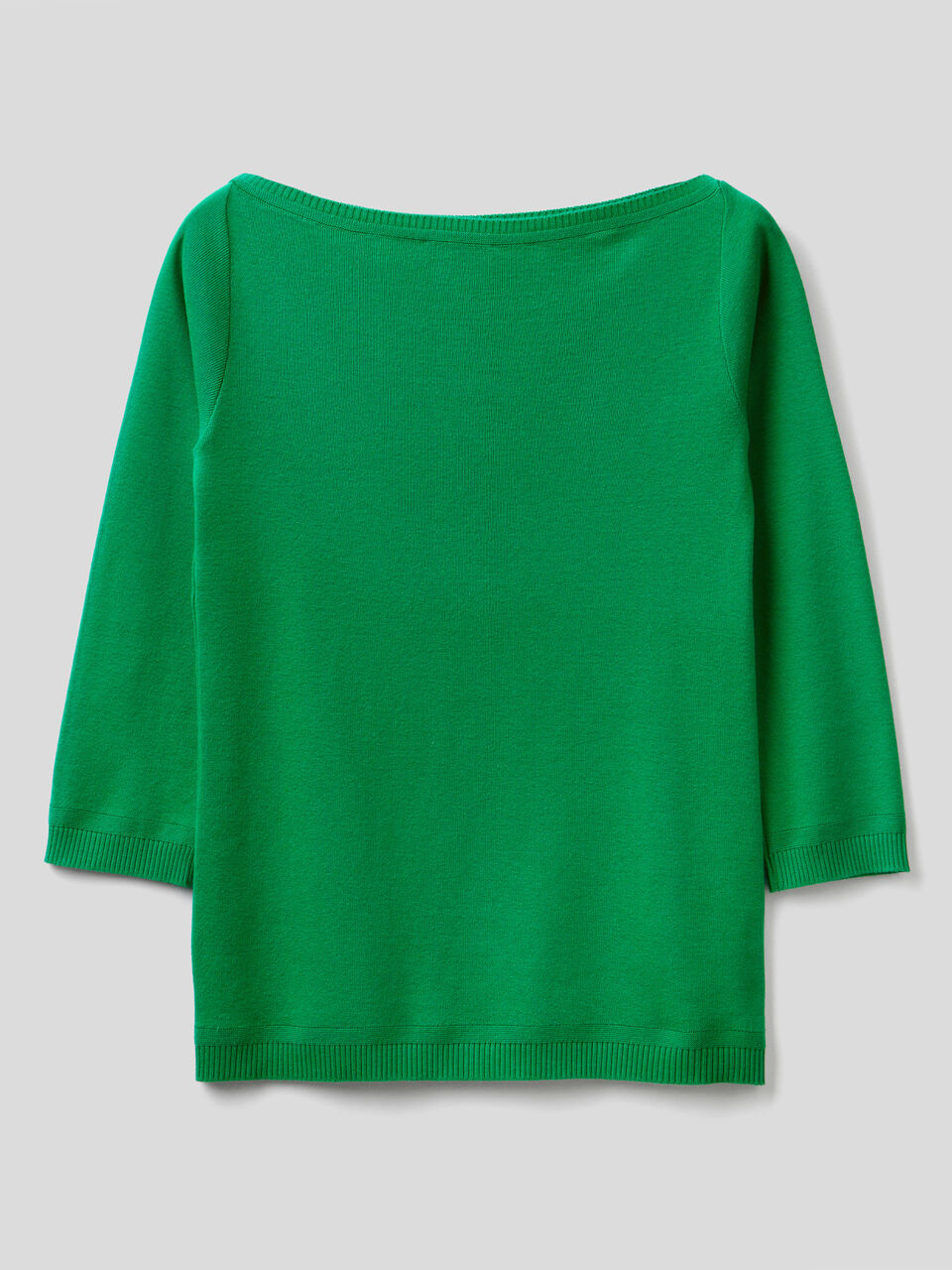 100% cotton boat neck sweater image number 2