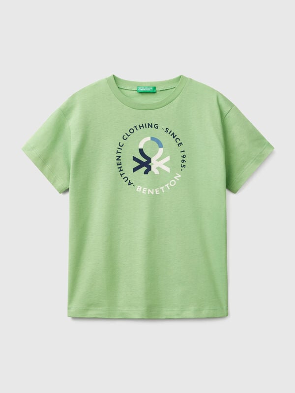 Short sleeve t-shirt in 100% cotton Junior Boy