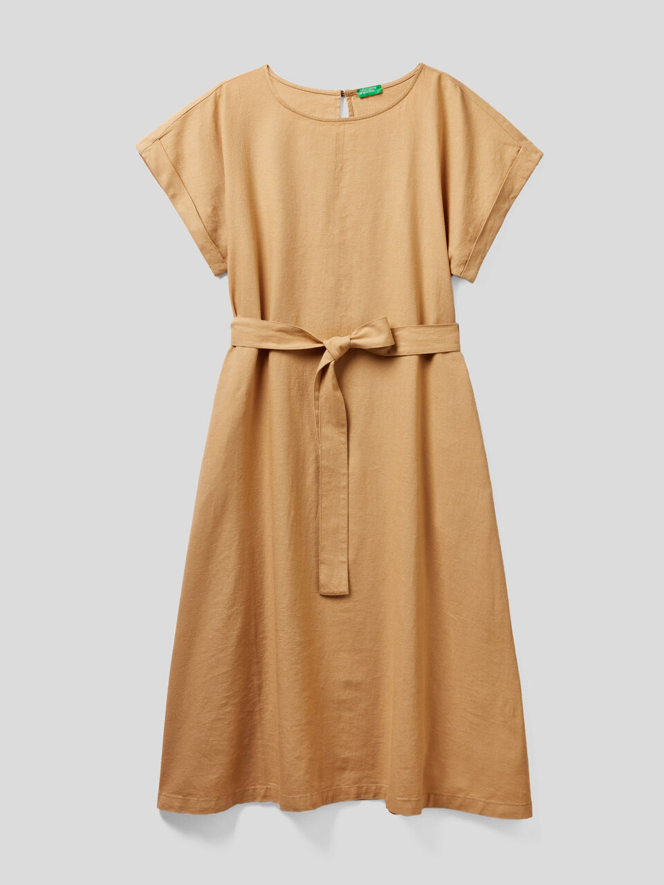 Midi dress with belt image number 1
