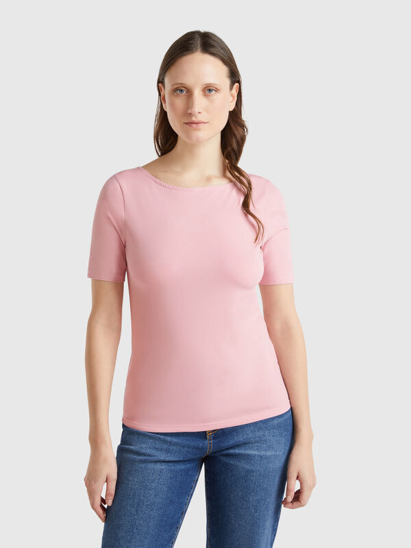 Slim fit reversible t-shirt Women