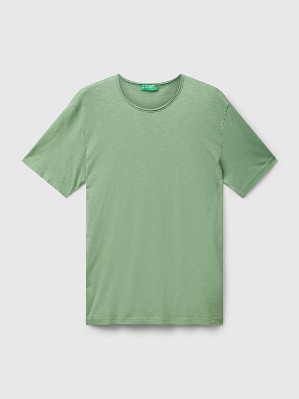 Slub cotton t-shirt Men