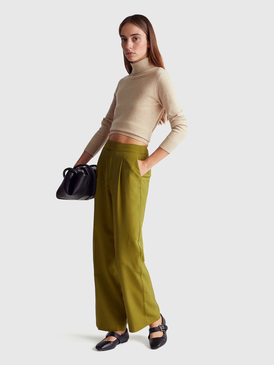 TURTLE NECK SWEATER Women image number null