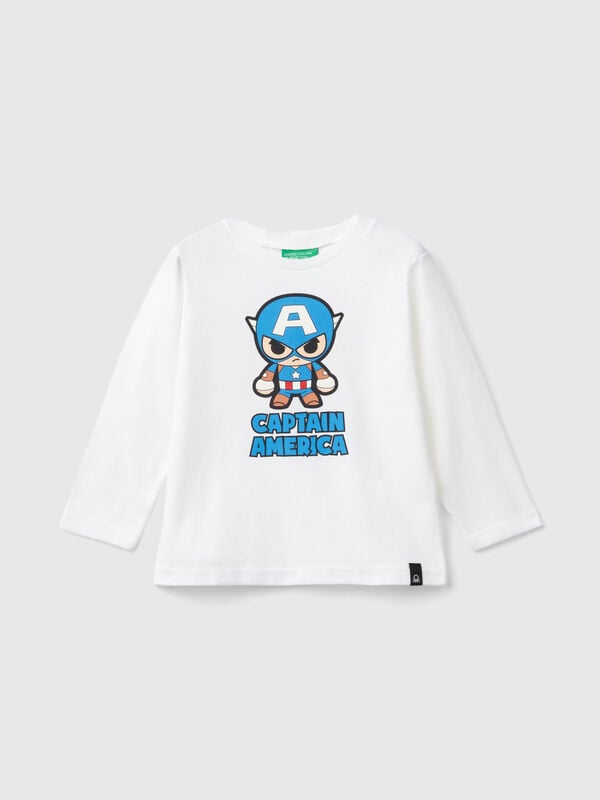 White ©Marvel Captain America t-shirt Junior Boy