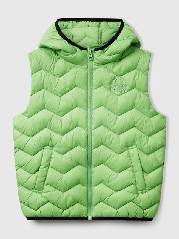 Padded vest with hood Junior Boy