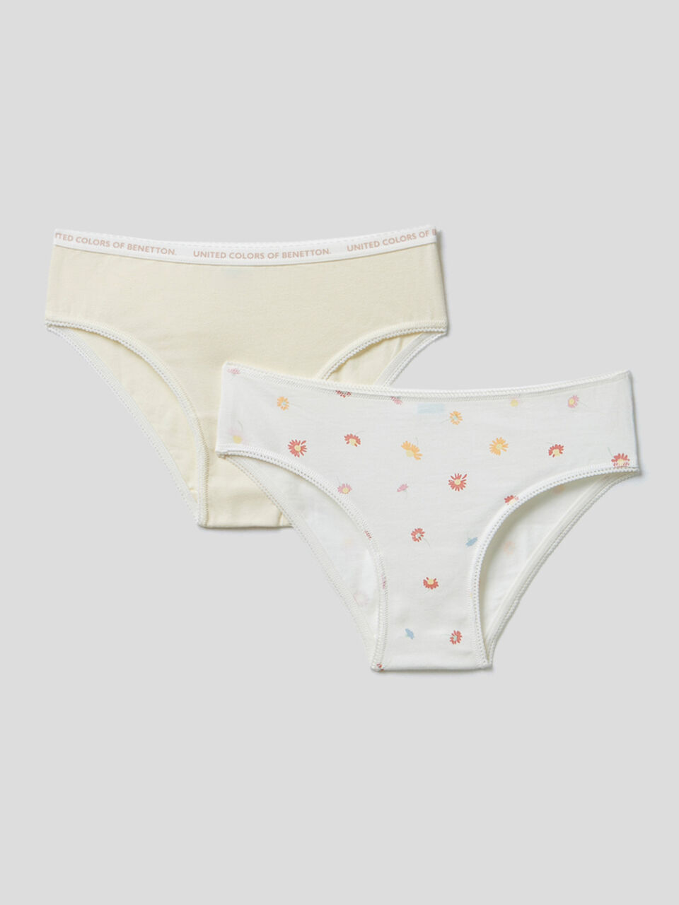 Two pairs of classic underwear in stretch cotton image number 1