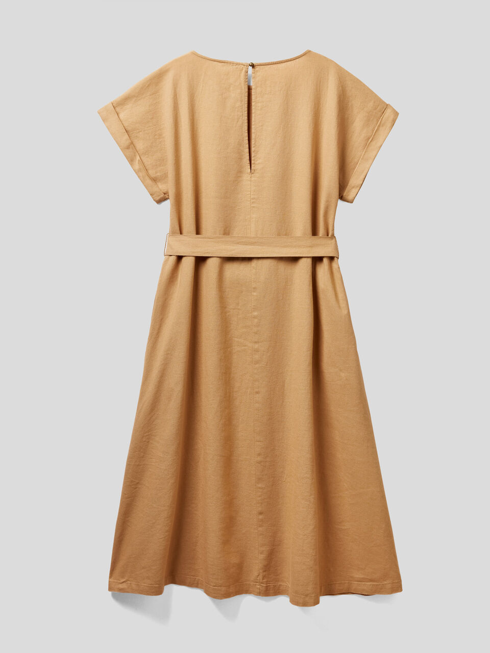 Midi dress with belt image number 2