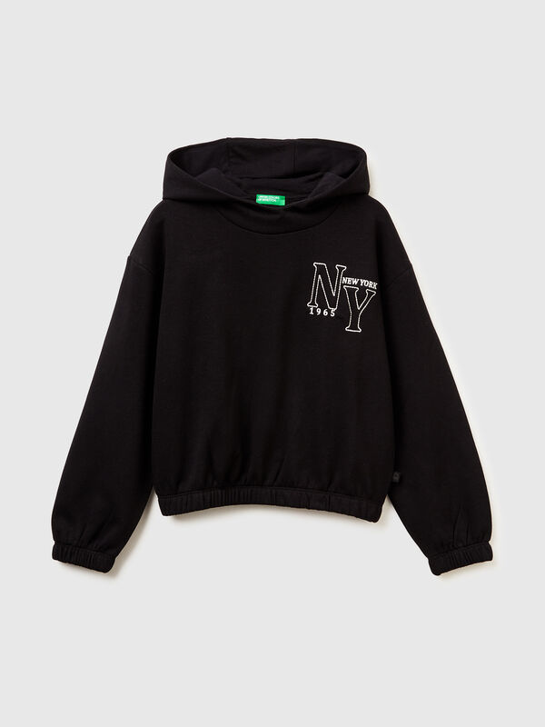 Warm sweatshirt with embroidery Junior Girl