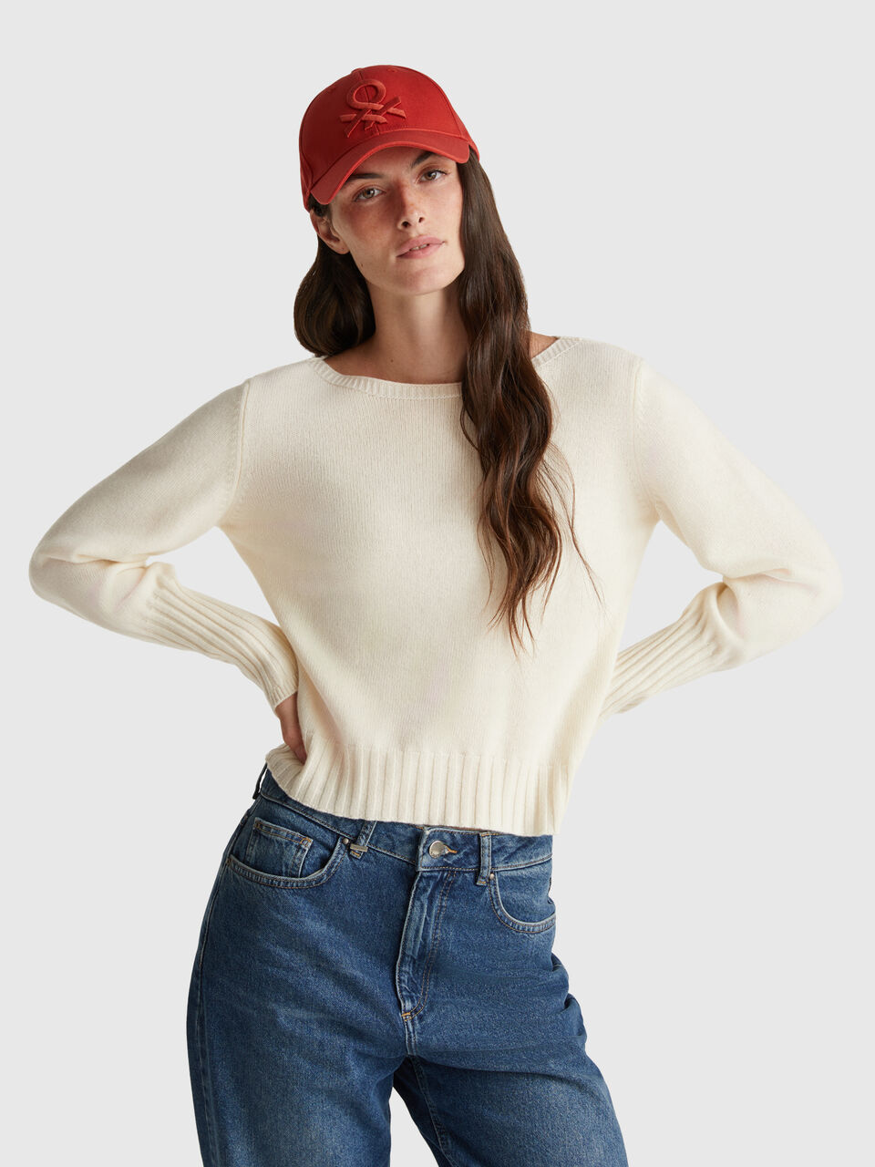 BOAT-NECK SWEAT.L/S Women image number null