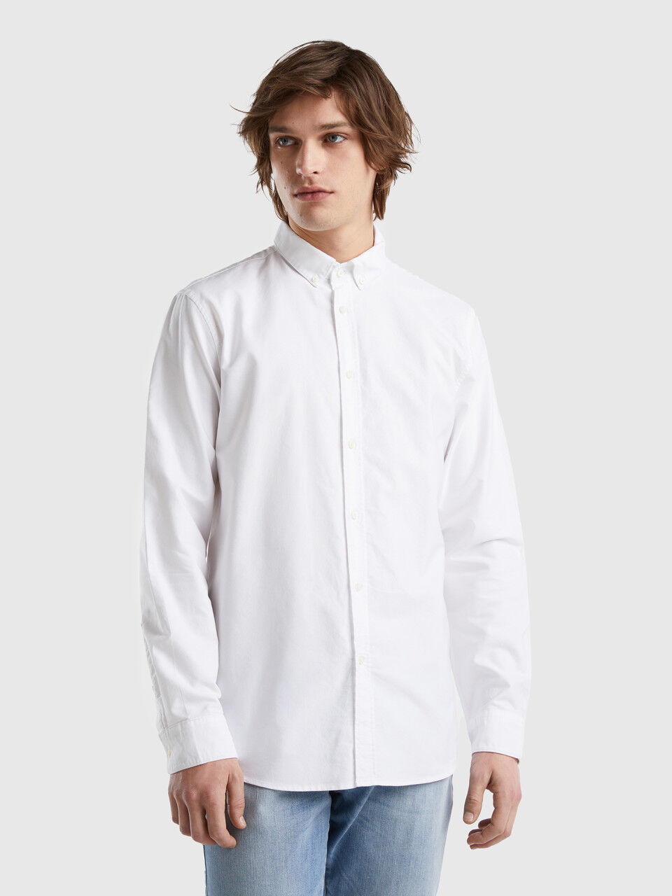 Slim fit shirt in 100% cotton