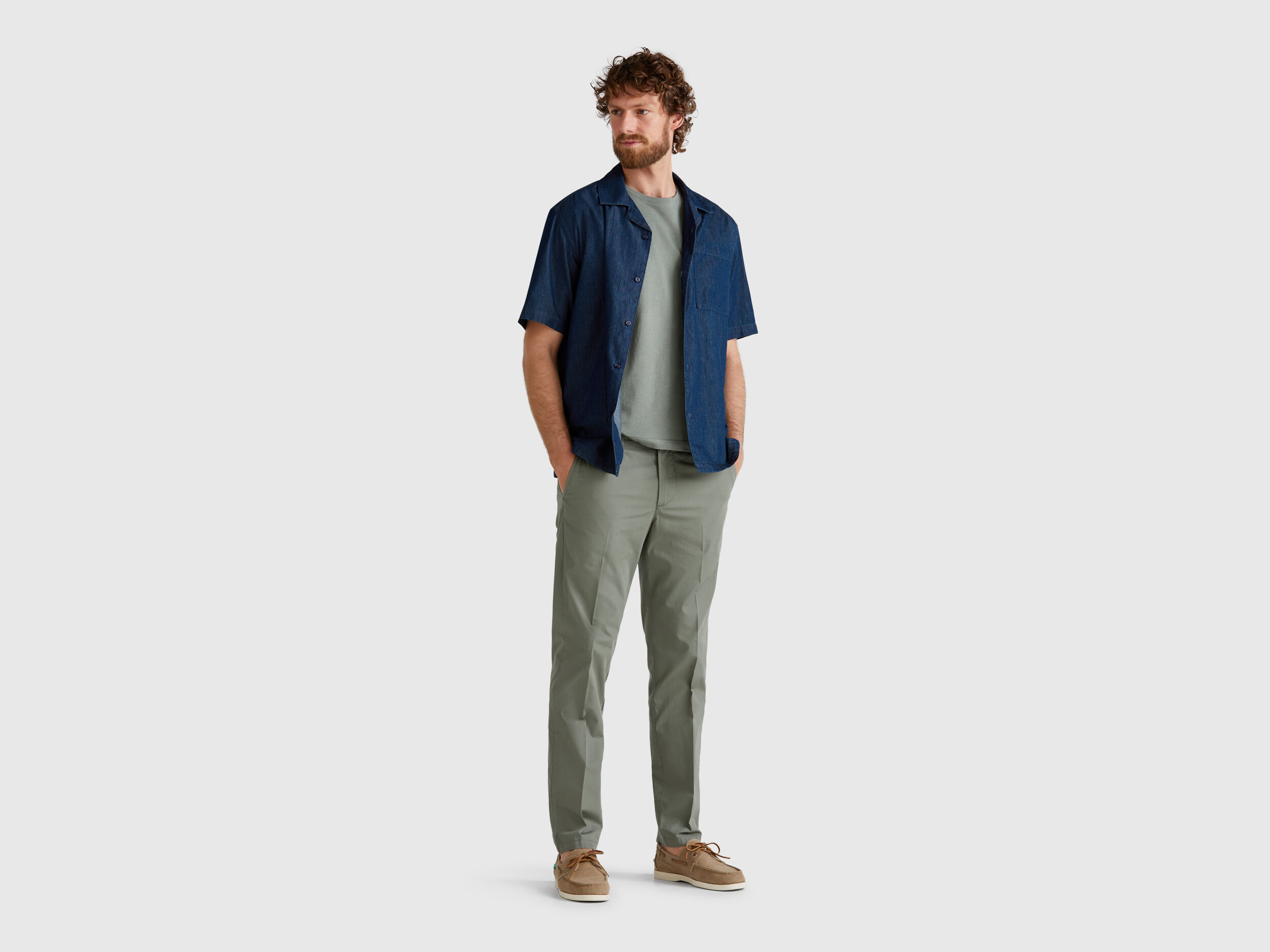 数量限定セール Men's Chino Benetton | Collection New Trousers Clothing