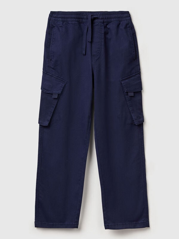 Regular fit cargo trousers Junior Boy