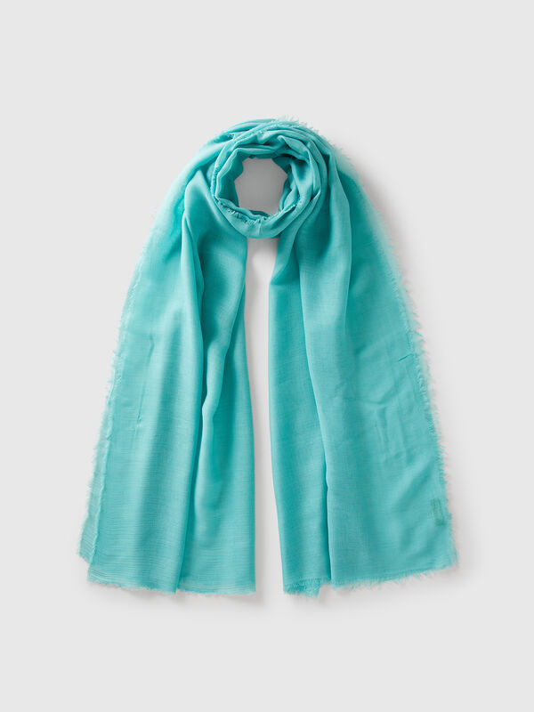 Scarf in silk and Modal Women