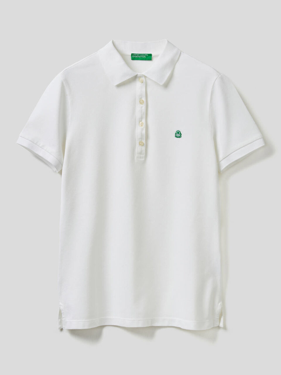 Stretch cotton polo image number 1