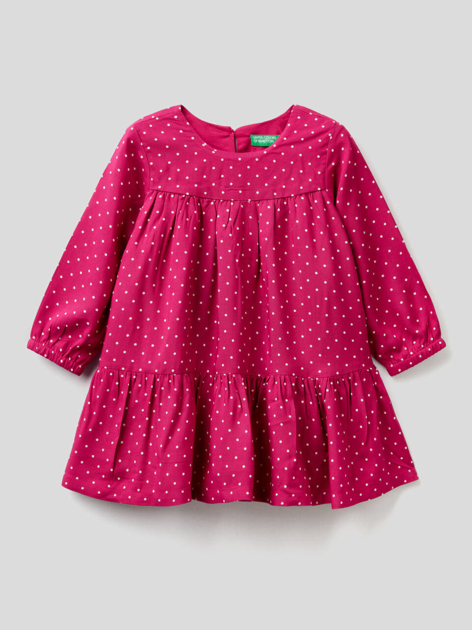 Patterned dress in sustainable viscose image number 1