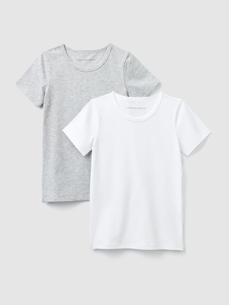 Two t-shirts in stretch cotton image number 1