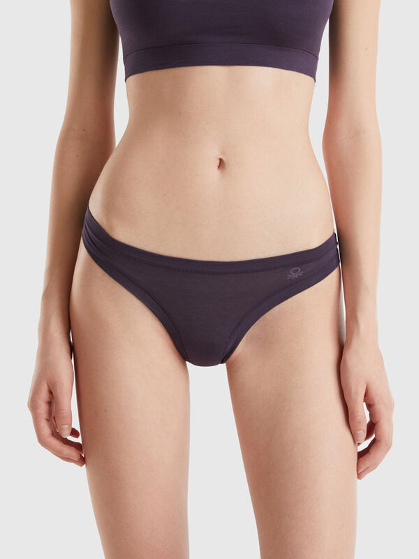 Brazilian underwear in super stretch organic cotton Women