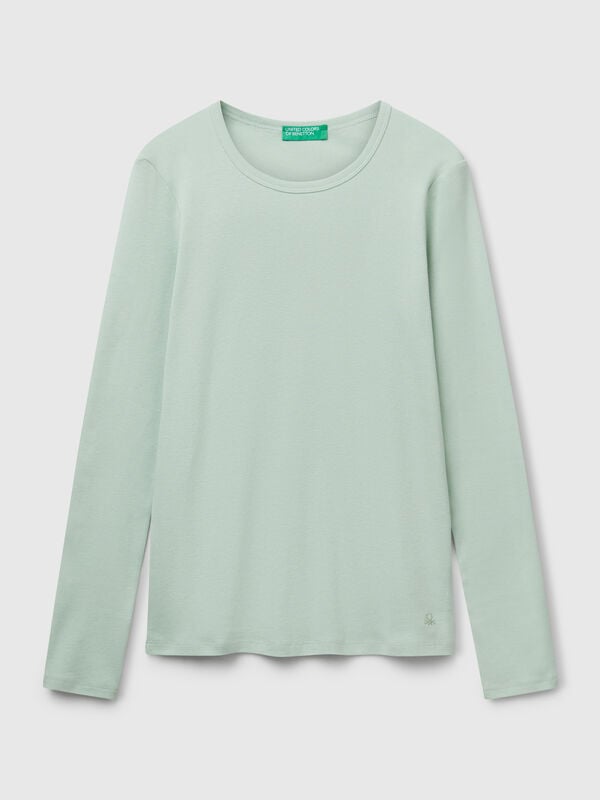 Long sleeve 100% cotton t-shirt Long sleeve 100% cotton t-shirt Women