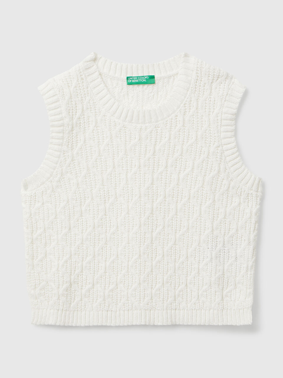 SLEEVELESS SWEATER Junior Girl image number null