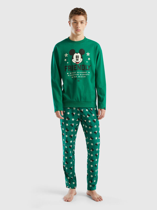 Pyjamas with neon Mickey Mouse print