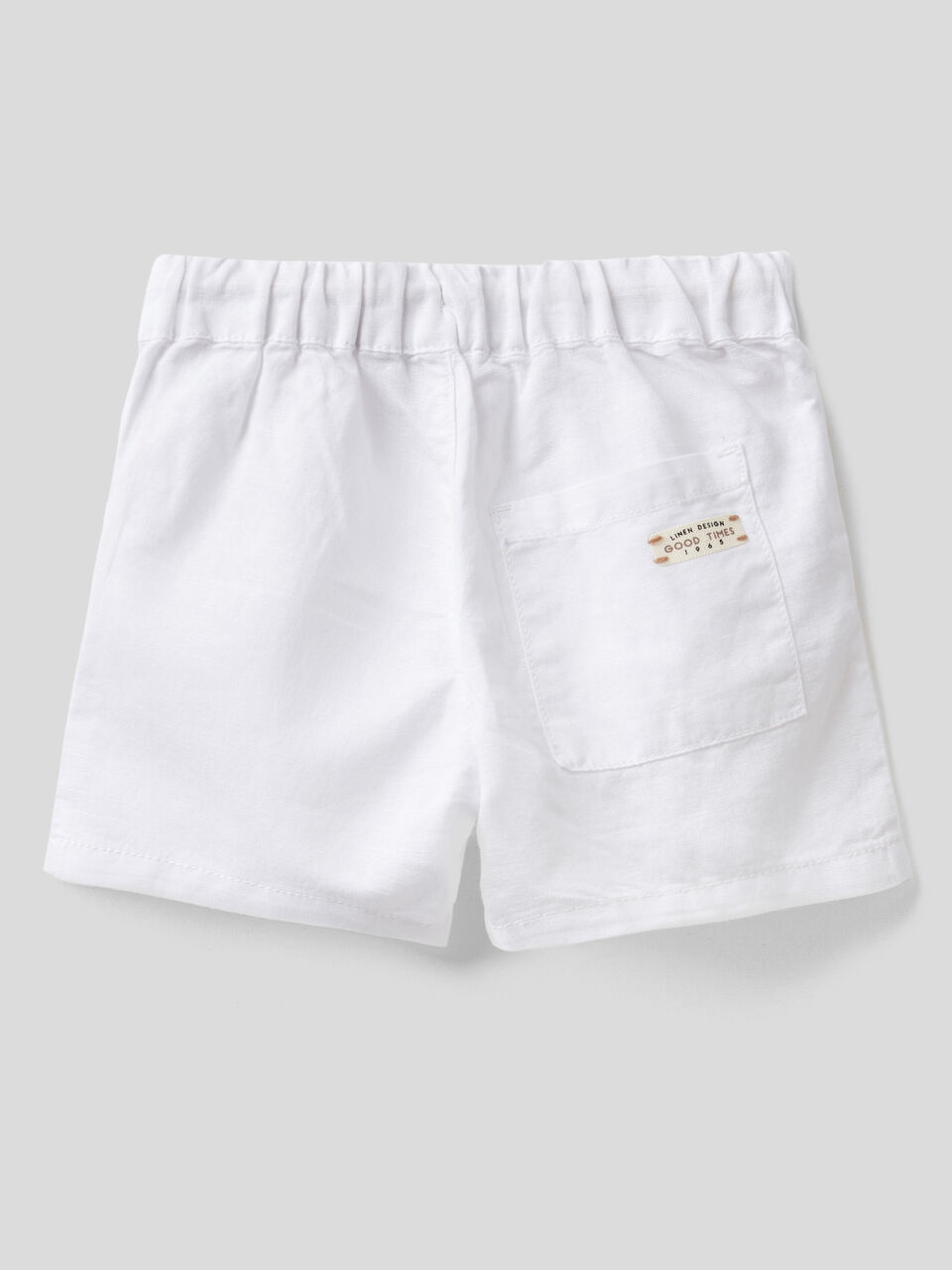Shorts in linen blend image number 2