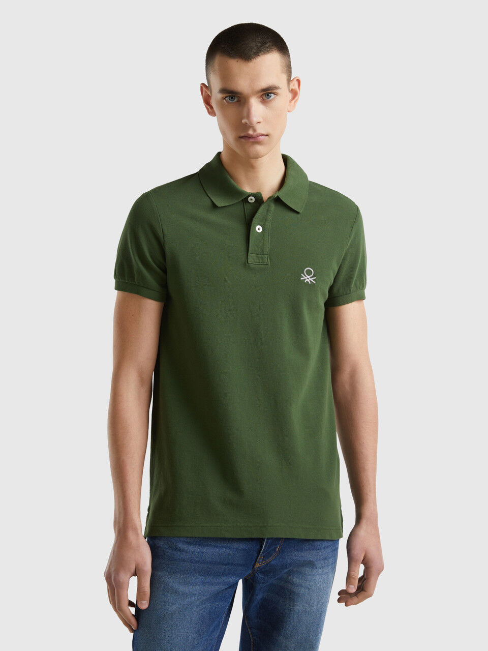 Polo hot sale homme benetton