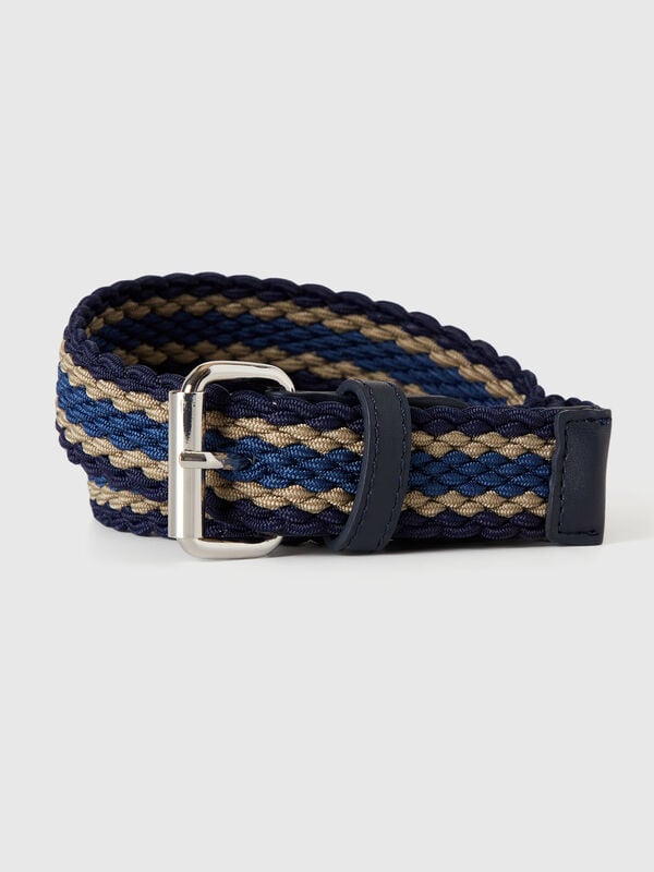 Stretch ribbon belt Men