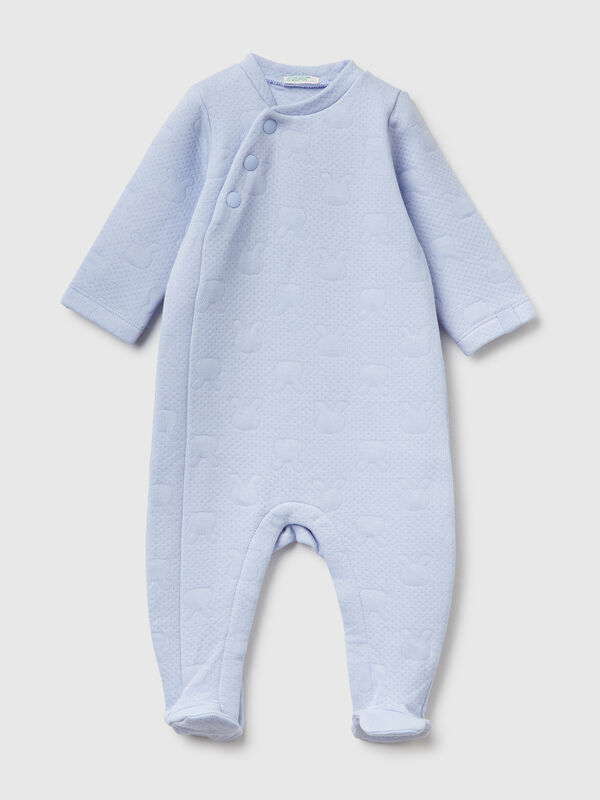 Onesie with bunny jacquard New Born (0-18 months)