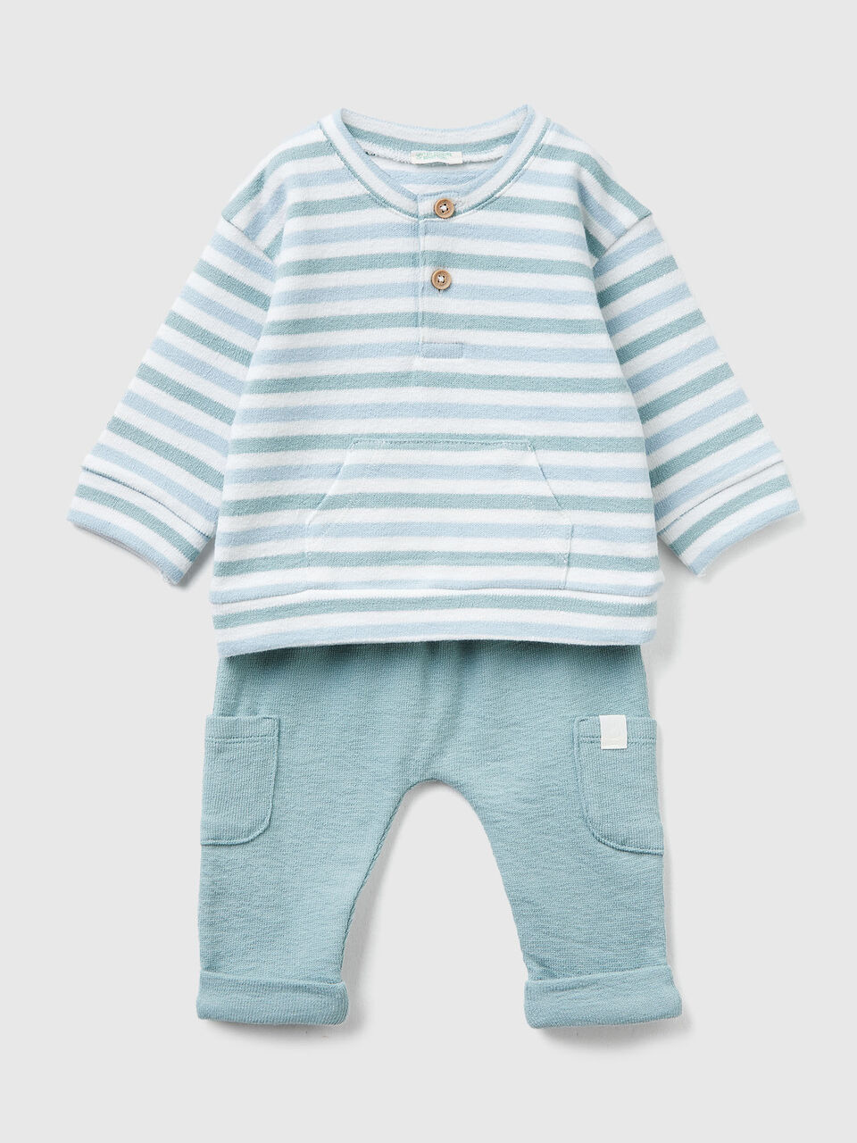 SET SWEATER+TROUSERS New Born (0-18 months) image number null